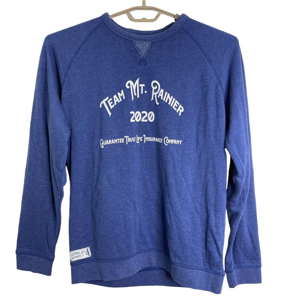 Johnnie-O Mens Heathered Pamlico Fleece Sweatshirt Blue Size Large NEW